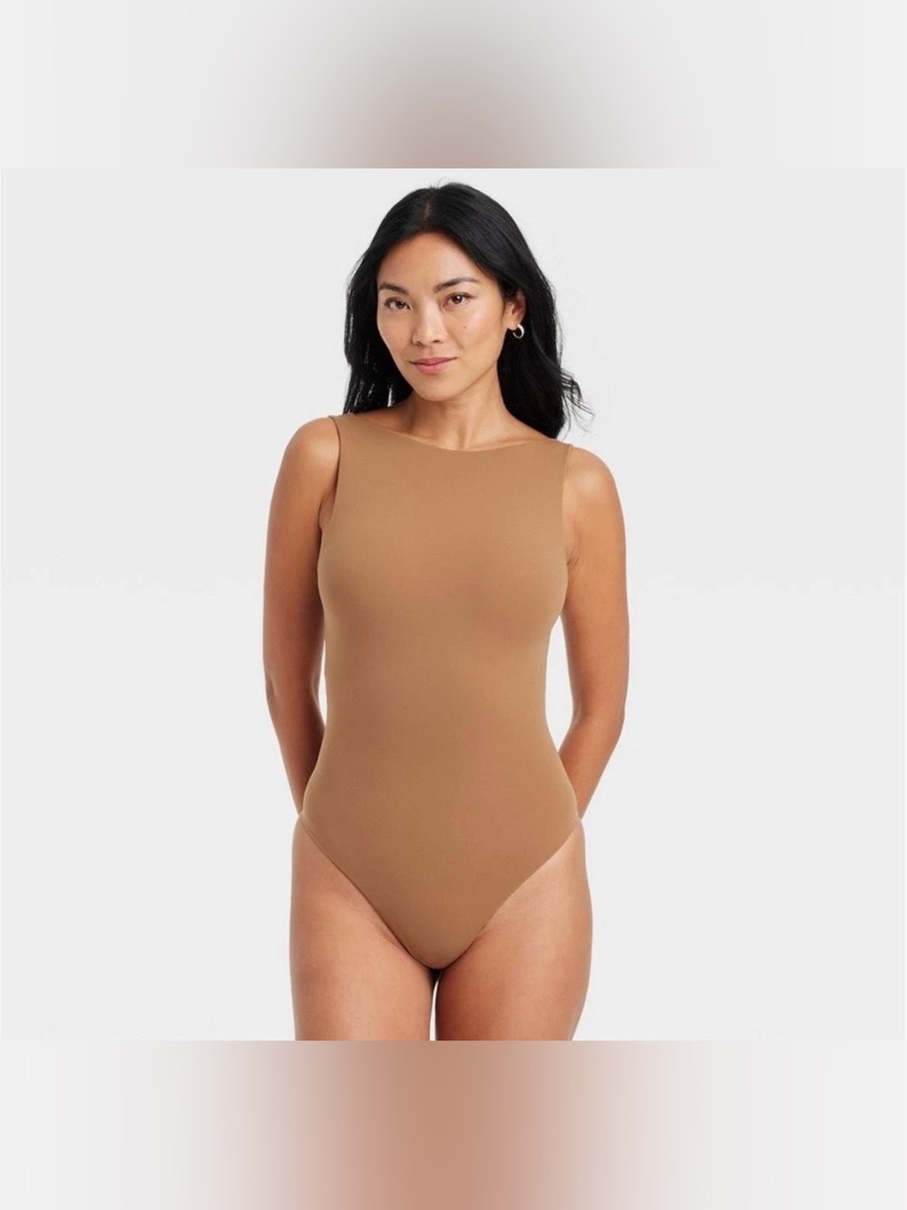 Auden Seamless Nude Tan Bodysuit
